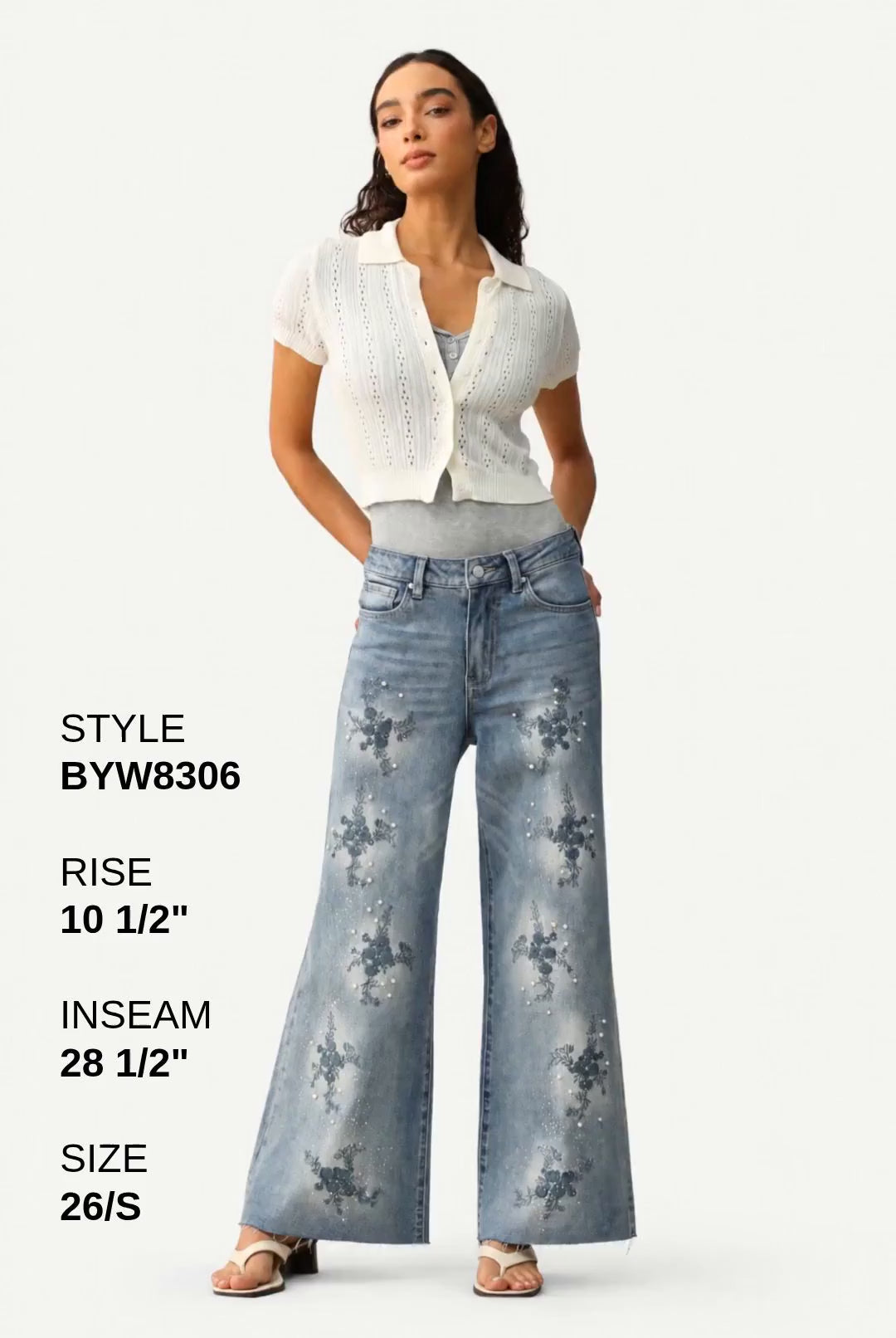 HIGH RISE WIDE LEG Fashion Product Video