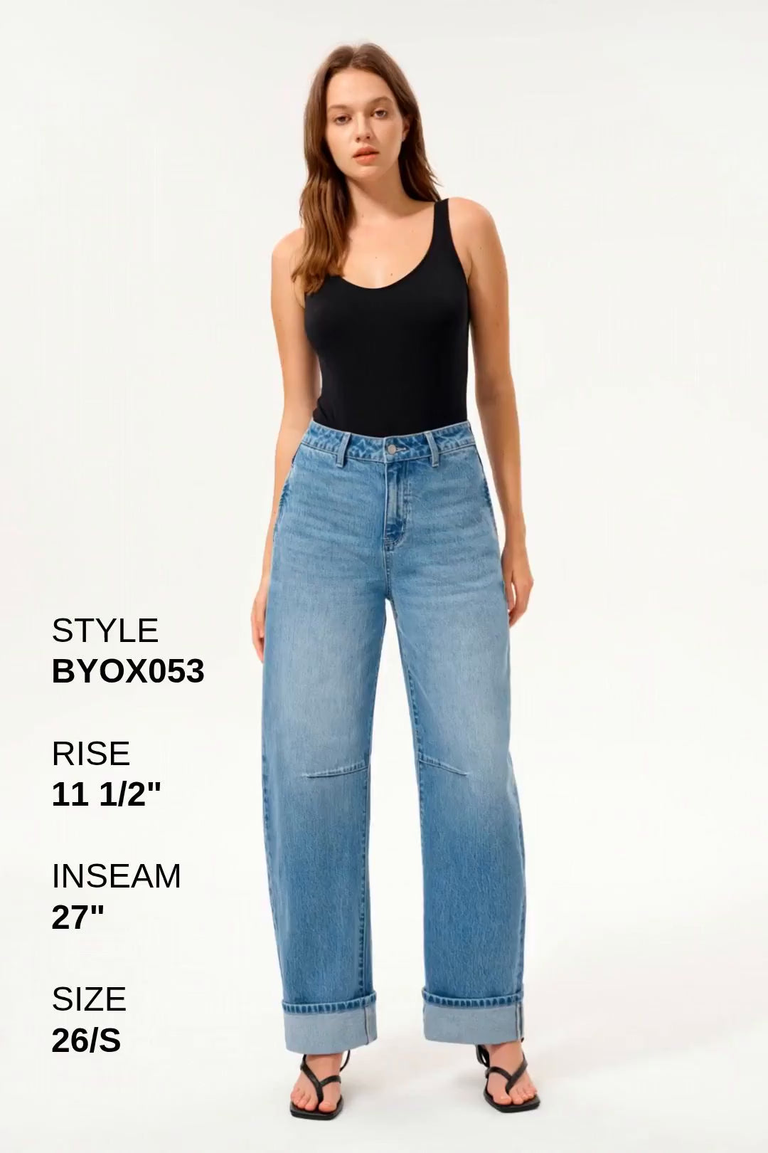 BERLIN HIGH RISE BARREL BYOX053 (BYGG2027) PALLIDUS Fashion Product Video