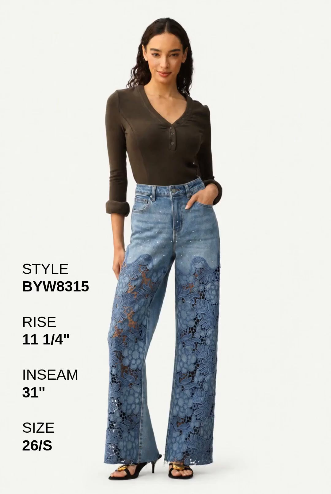HIGH RISE WIDE LEG Fashion Product Video