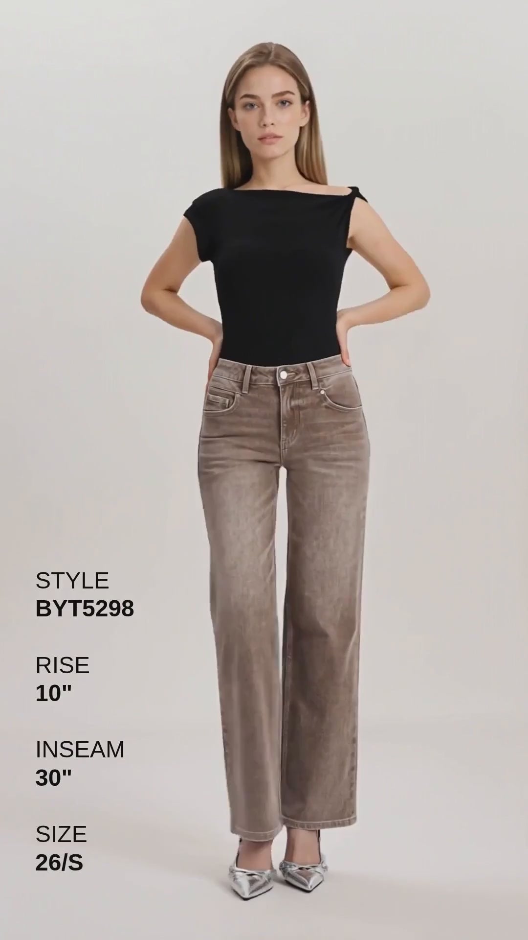 BRIAR MID RISE STRAIGHT Fashion Product Video CUT