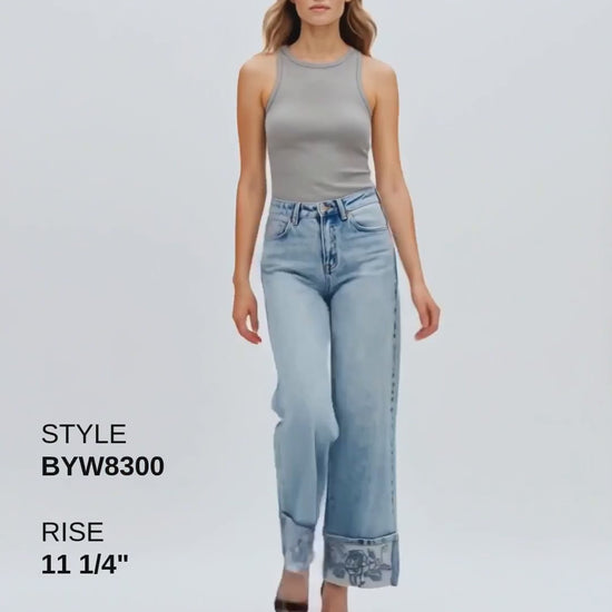 FLORA HIGH RISE WIDE LEG Fashion Product Video CUT