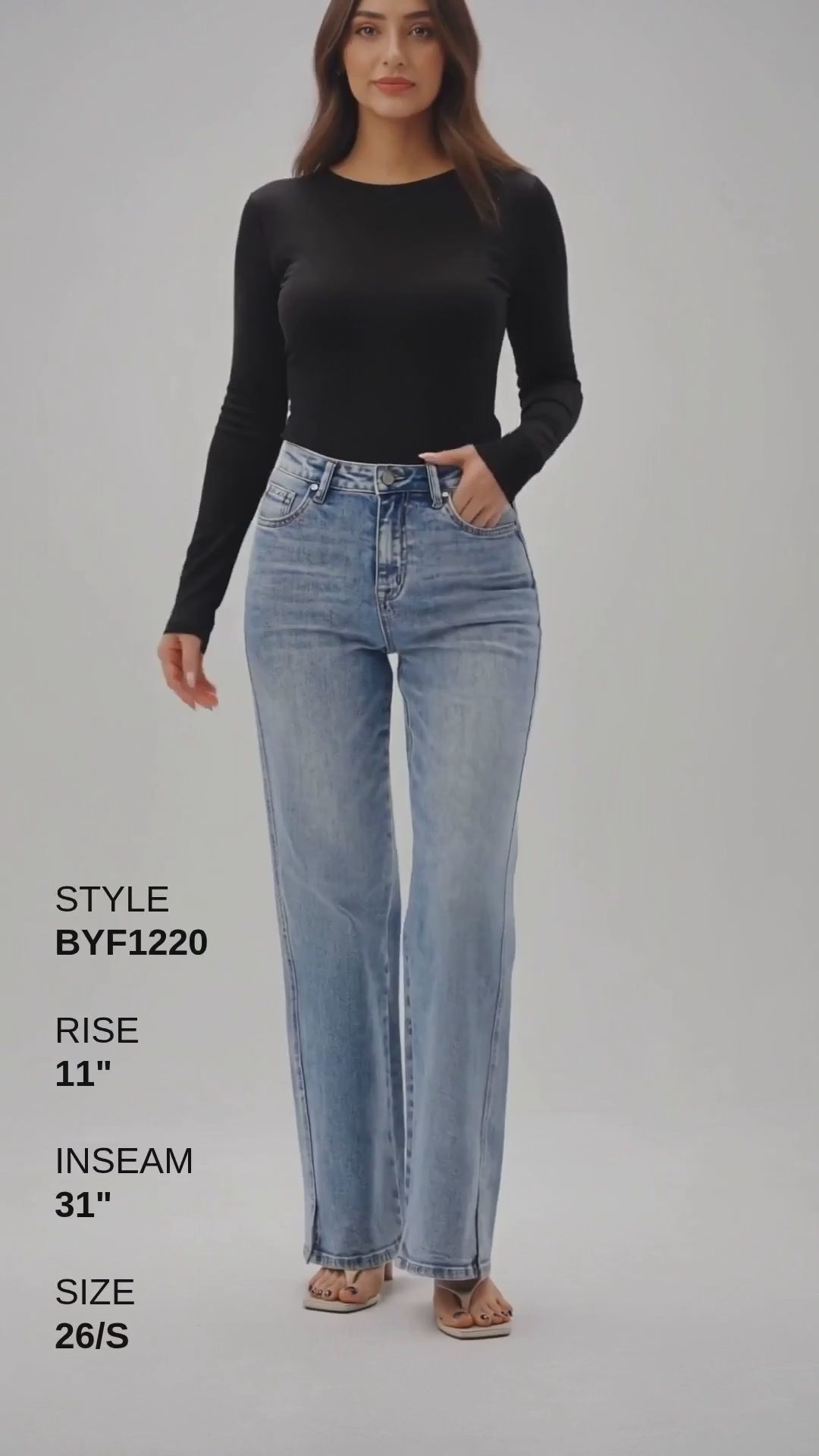 CAIUS HIGH RISE BOOTCUT Fashion Product Video CUT