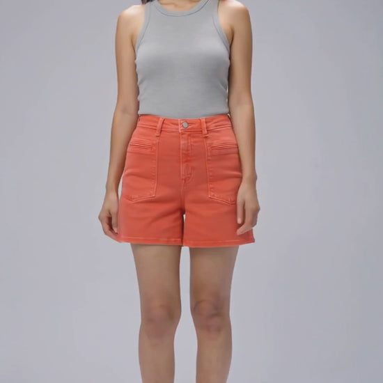 ELOWEN HIGH RISE SHORTS Fashion Product Video CUT