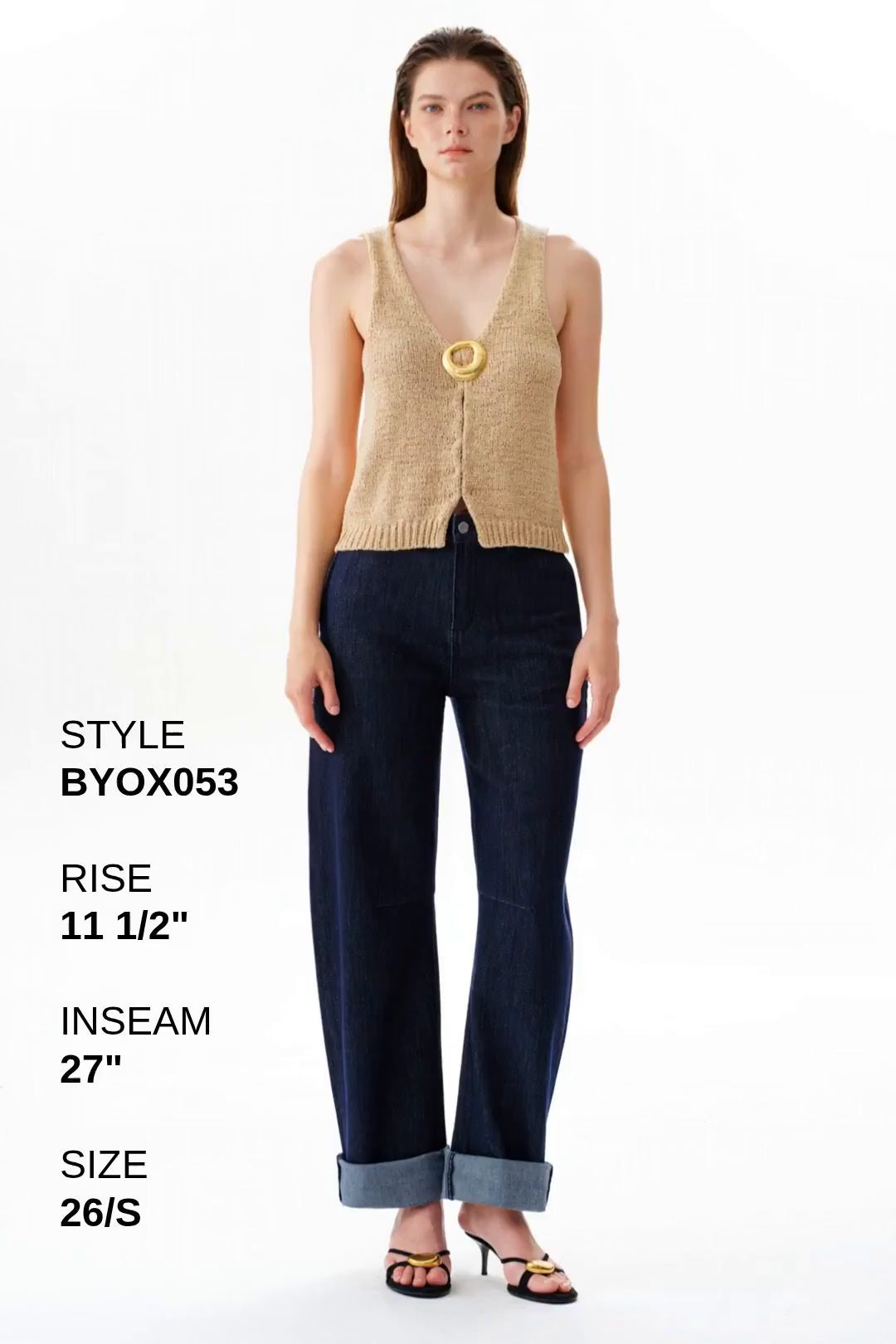 BERLIN HIGH RISE BARREL BYOX053 (BYGG2027) MILEMARK Fashion Product Video