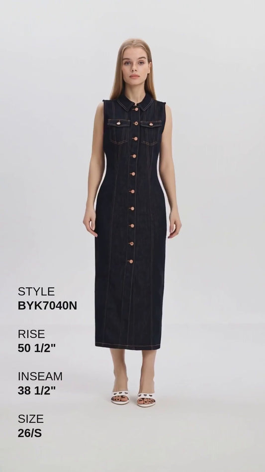 JULIA CARDIGAN DENIM DRESS Fashion Product Video CUT