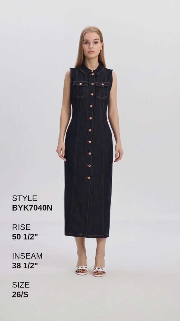 JULIA CARDIGAN DENIM DRESS