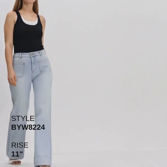 NEW YORK HIGH RISE WIDE LEG Fashion Product Video CUT