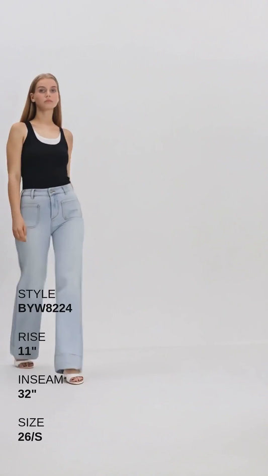 NEW YORK HIGH RISE WIDE LEG Fashion Product Video CUT