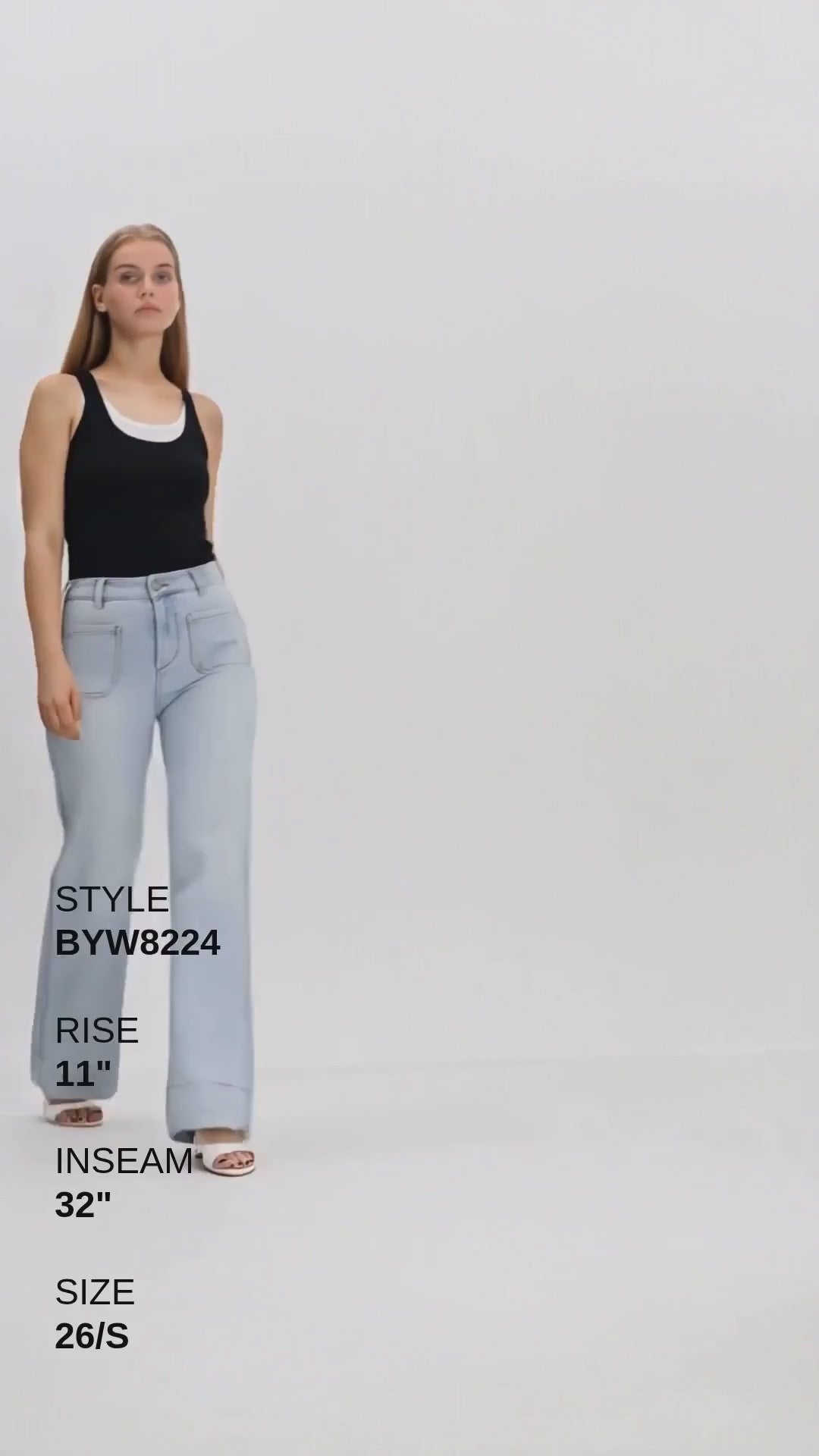 NEW YORK HIGH RISE WIDE LEG Fashion Product Video CUT