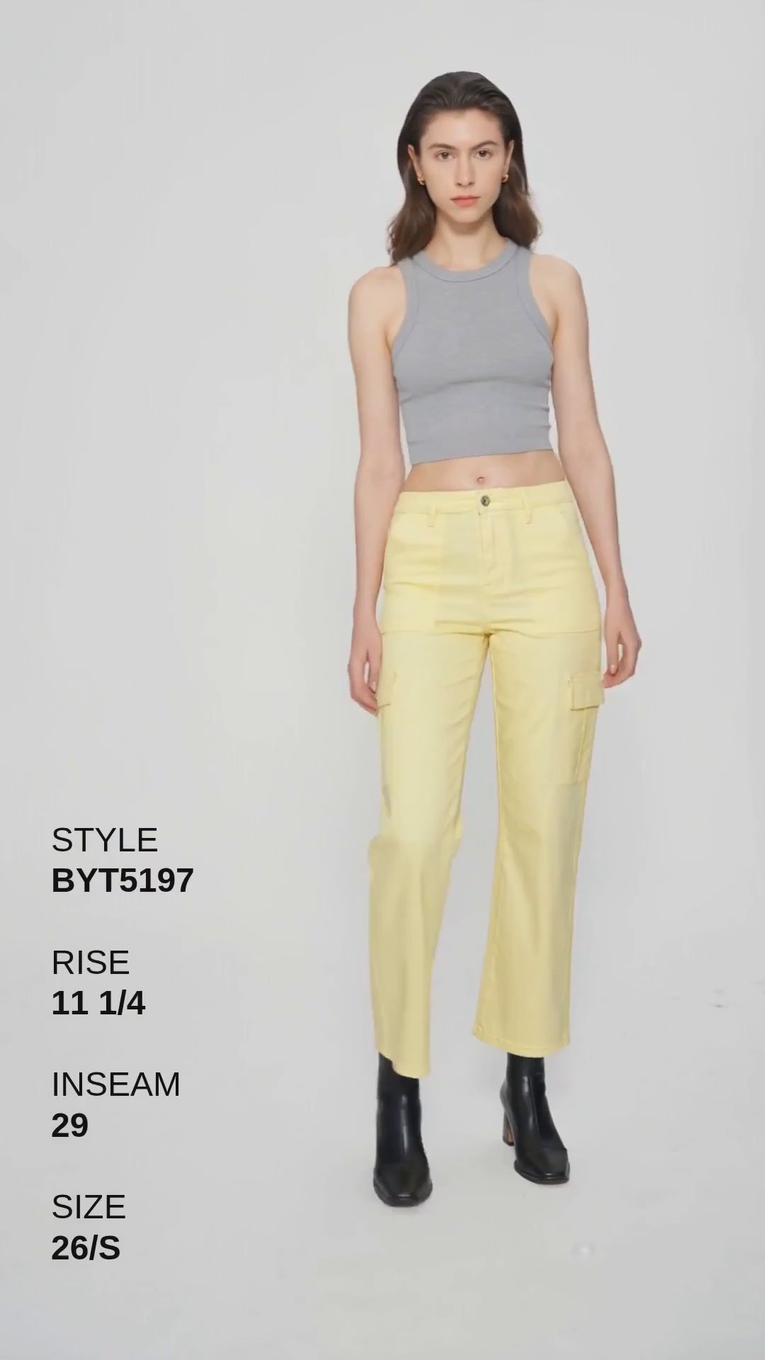 ANGEL HIGH RISE STRAIGHT Fashion Product Video CUT