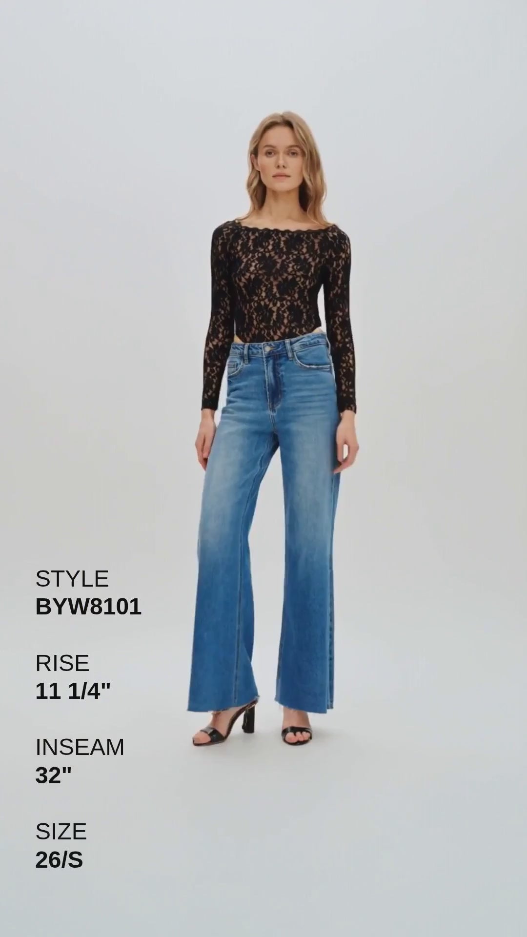 SUPER HIGH RISE WIDE LEG Fashion Product Video CUT
