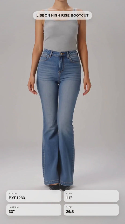 LISBON HIGH RISE BOOTCUT Fashion Product Video CUT