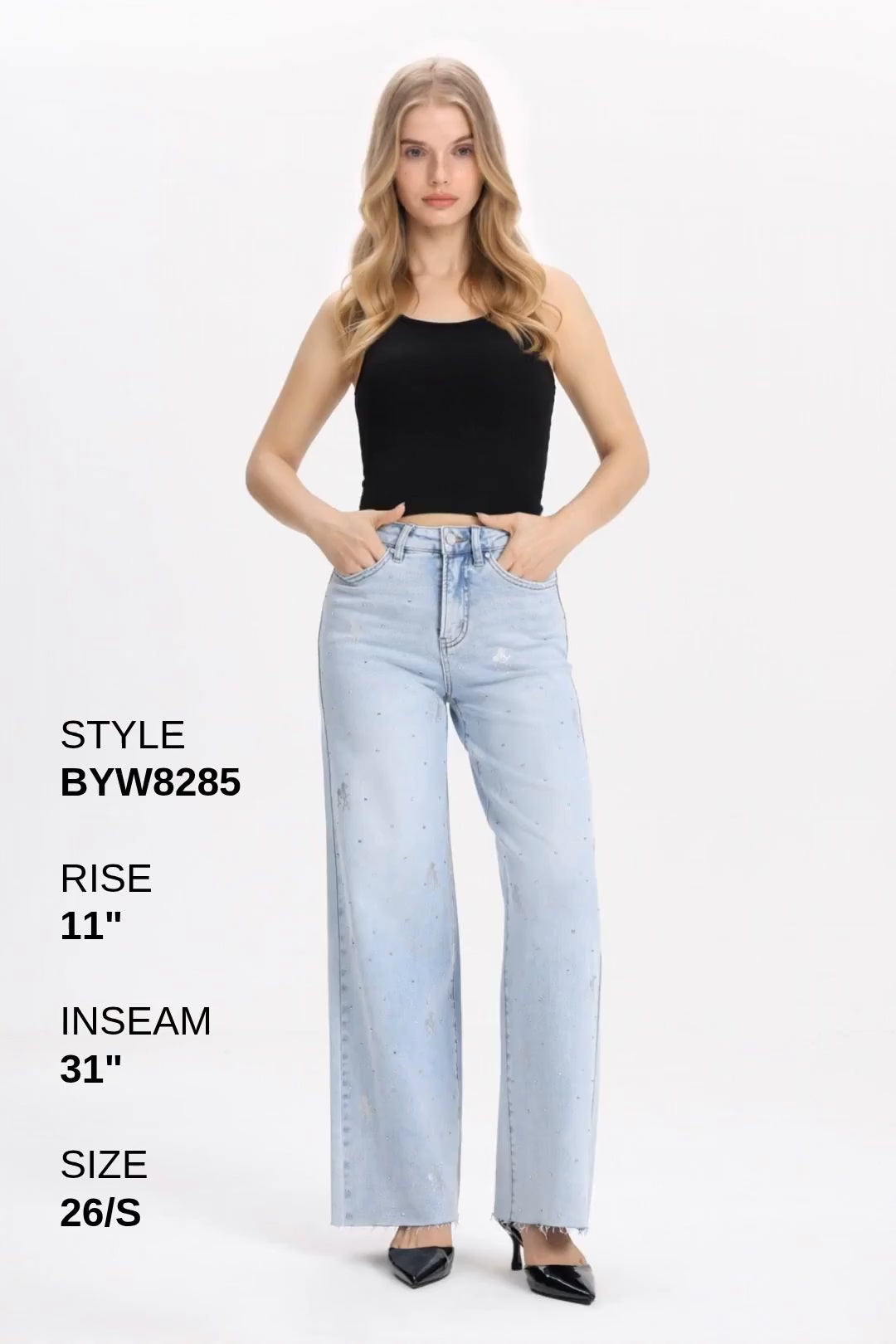 HIGH RISE WIDE LEG Fashion Product Video