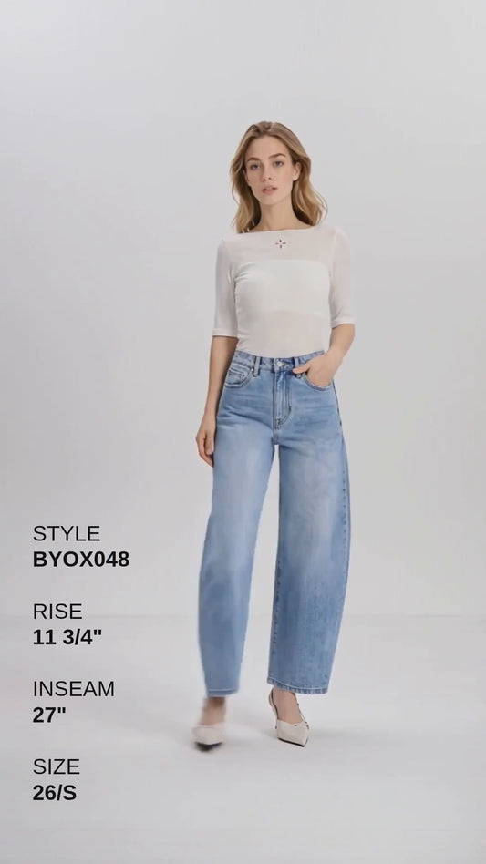 TAMSIN HIGH RISE BARREL Fashion Product Video CUT