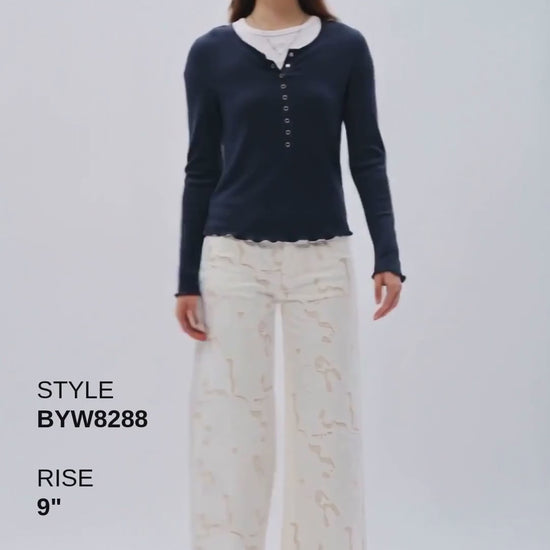 MID RISE WIDE LEG JEANS Fashion Product Video CUT