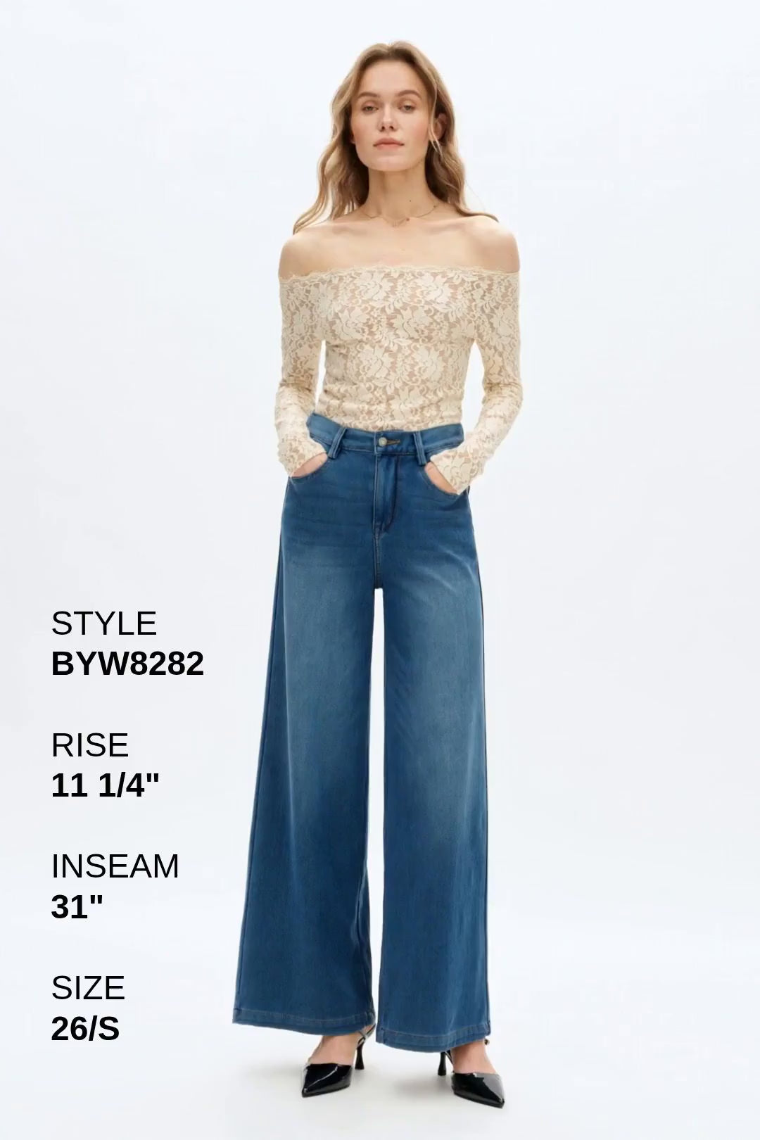 HIGH RISE WIDE LEG Fashion Product Video