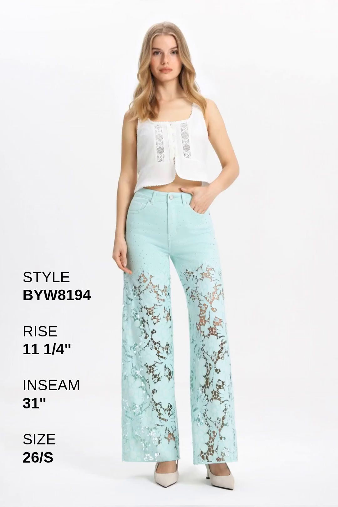 FLORA SUPER HIGH RISE WIDE LEG JEANS Fashion Product Video