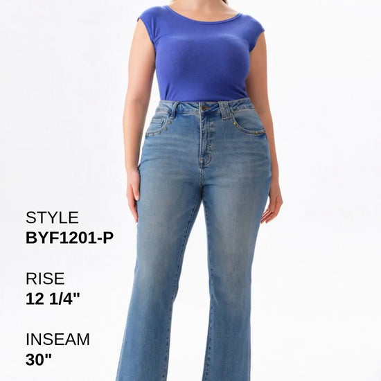 PLUS VALENTINE MID RISE FLARE Fashion Product Video