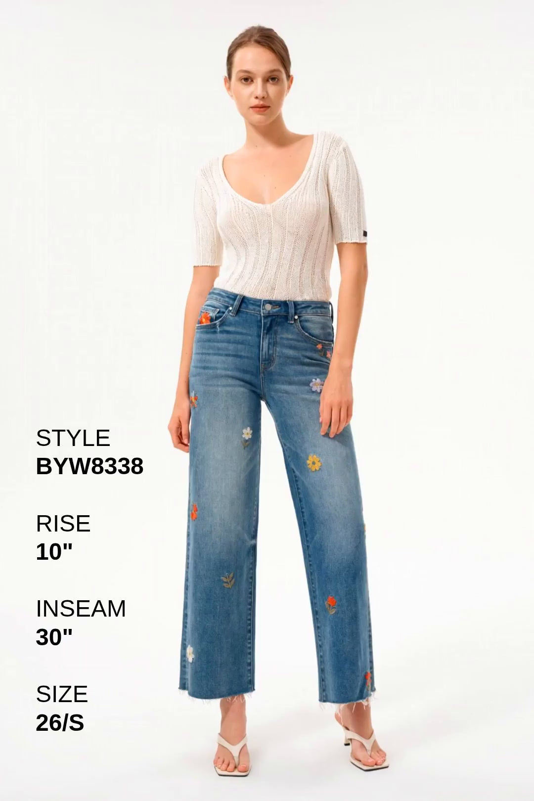 MID RISE WIDE LEG Fashion Product Video