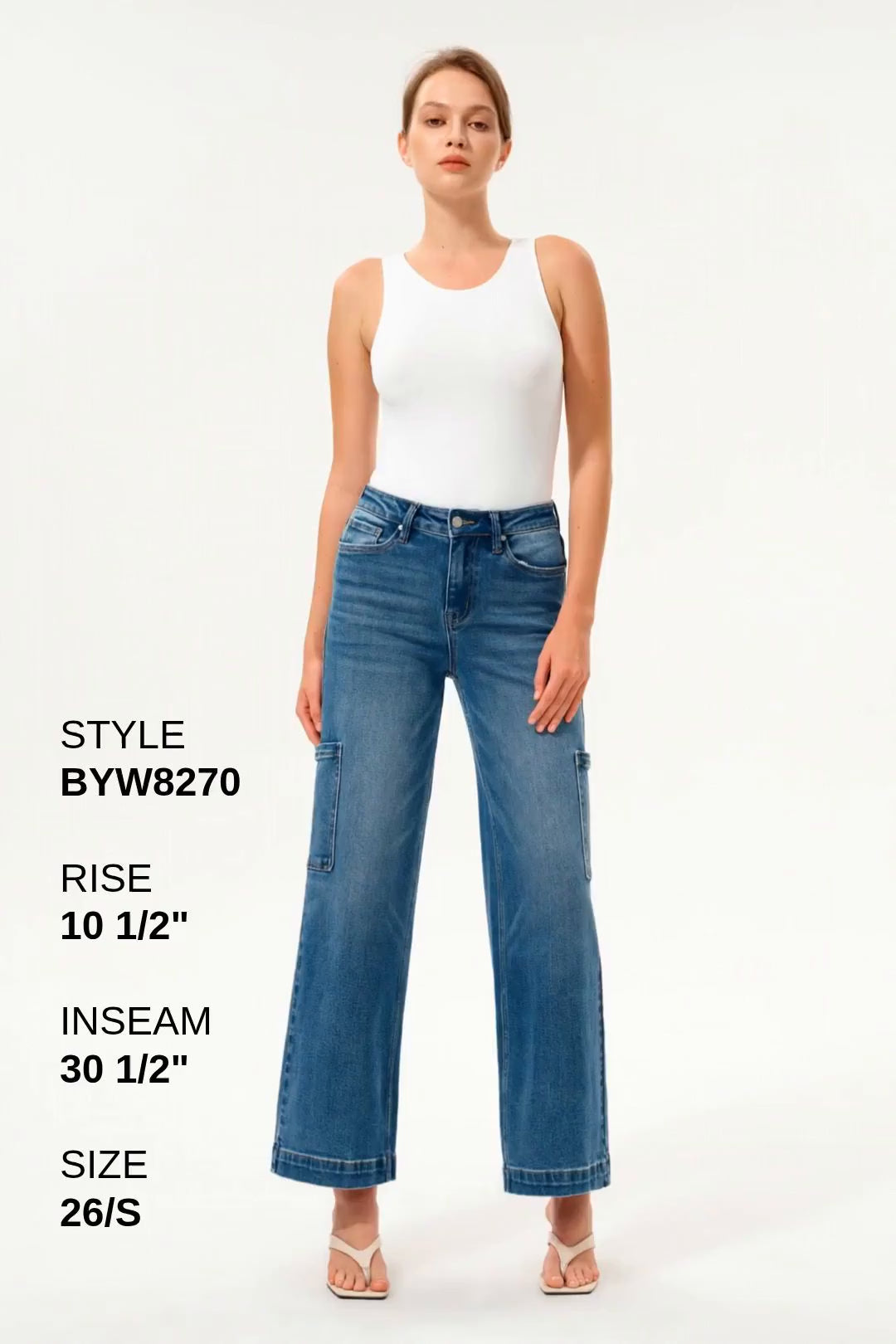 TAMSIN HIGH RISE WIDE LEG Fashion Product Video