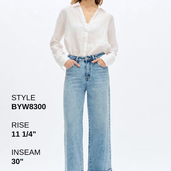 FLORA HIGH RISE WIDE LEG Fashion Product Video