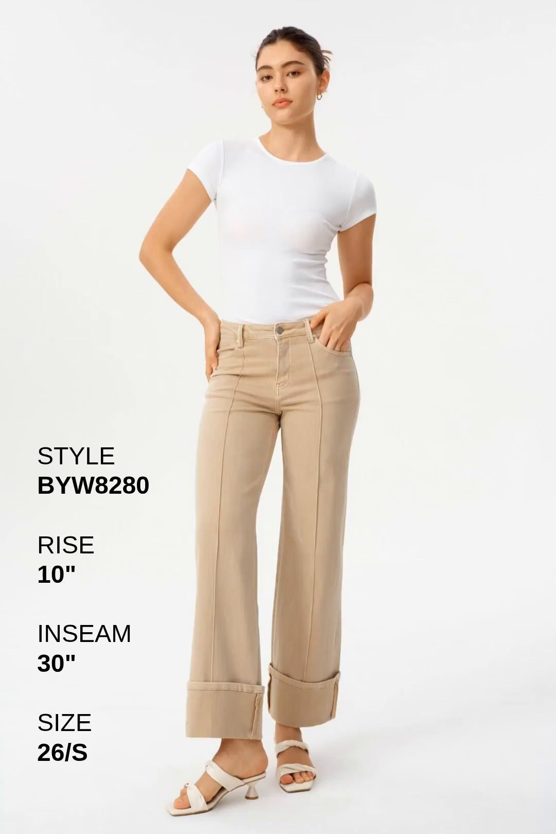 BRIAR MID RISE WIDE LEG Fashion Product Video