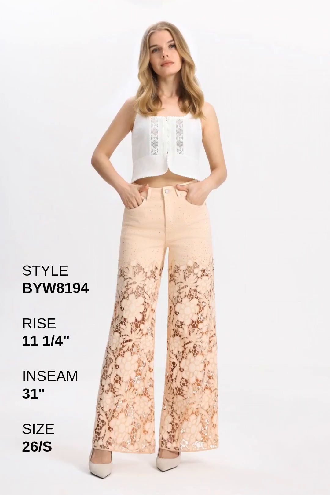 FLORA SUPER HIGH RISE WIDE LEG Fashion Product Video