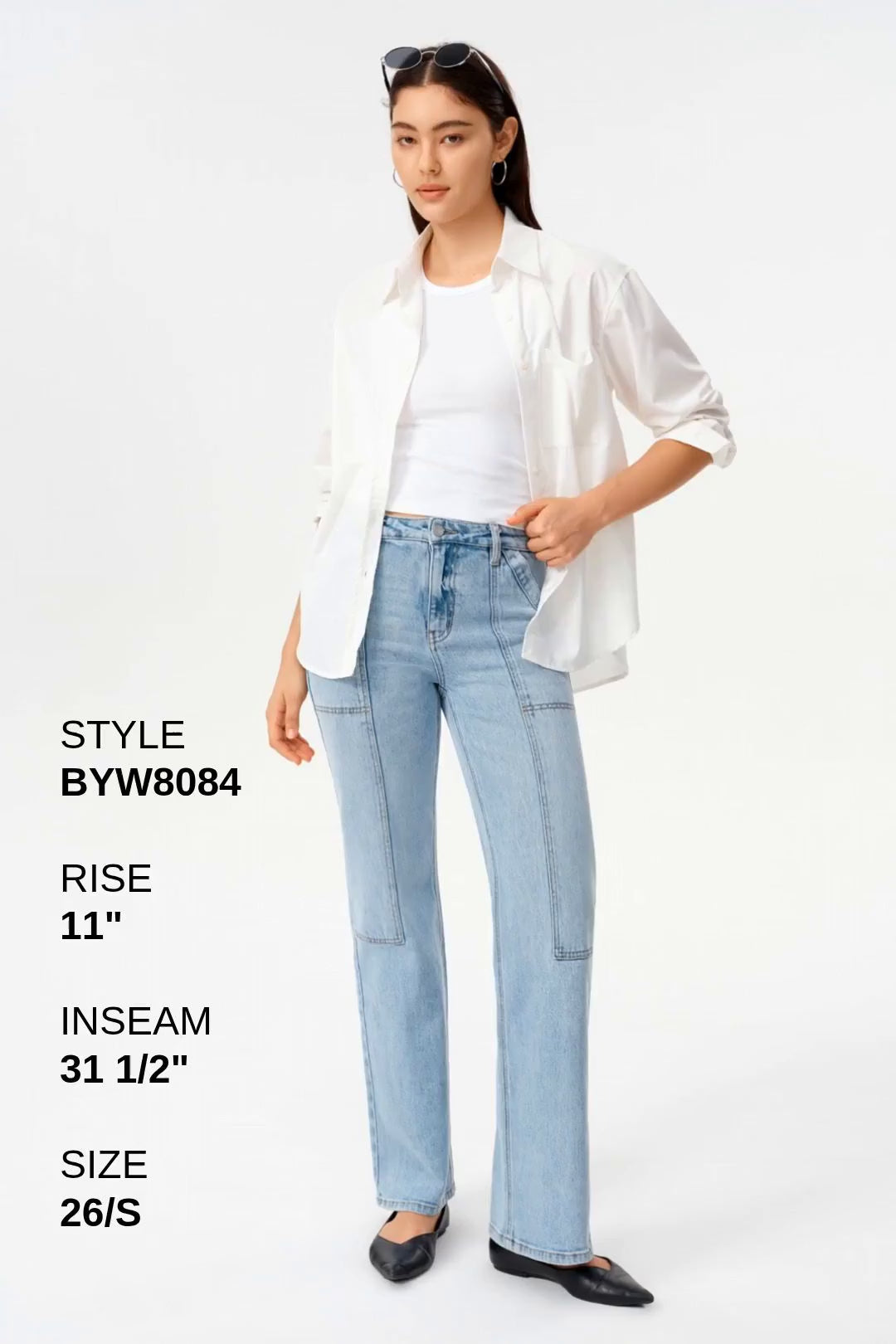 HIGH RISE WIDE LEG Fashion Product Video