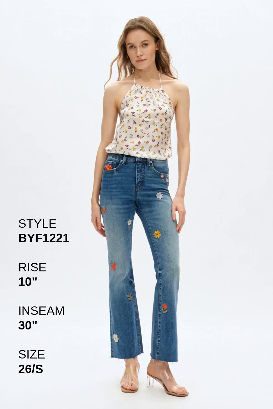 FLORA MID RISE BOOTCUT Fashion Product Video