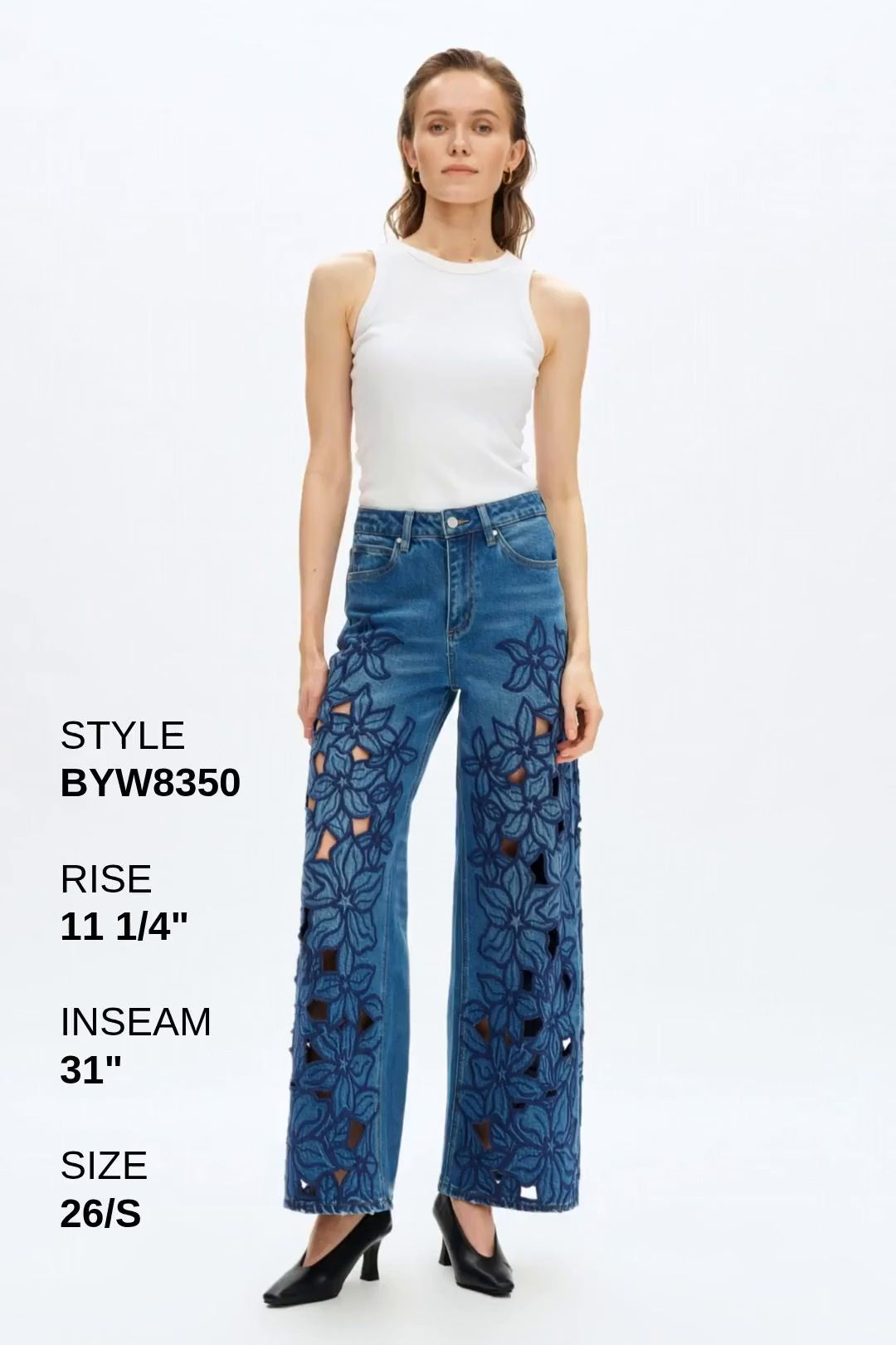 HIGH RISE WIDE LEG Fashion Product Video
