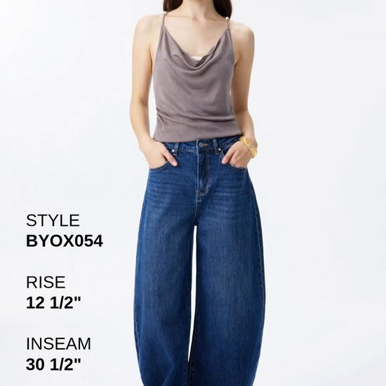 TOKYO MID RISE BARREL BYOX054 (BYGG2028) Fashion Product Video