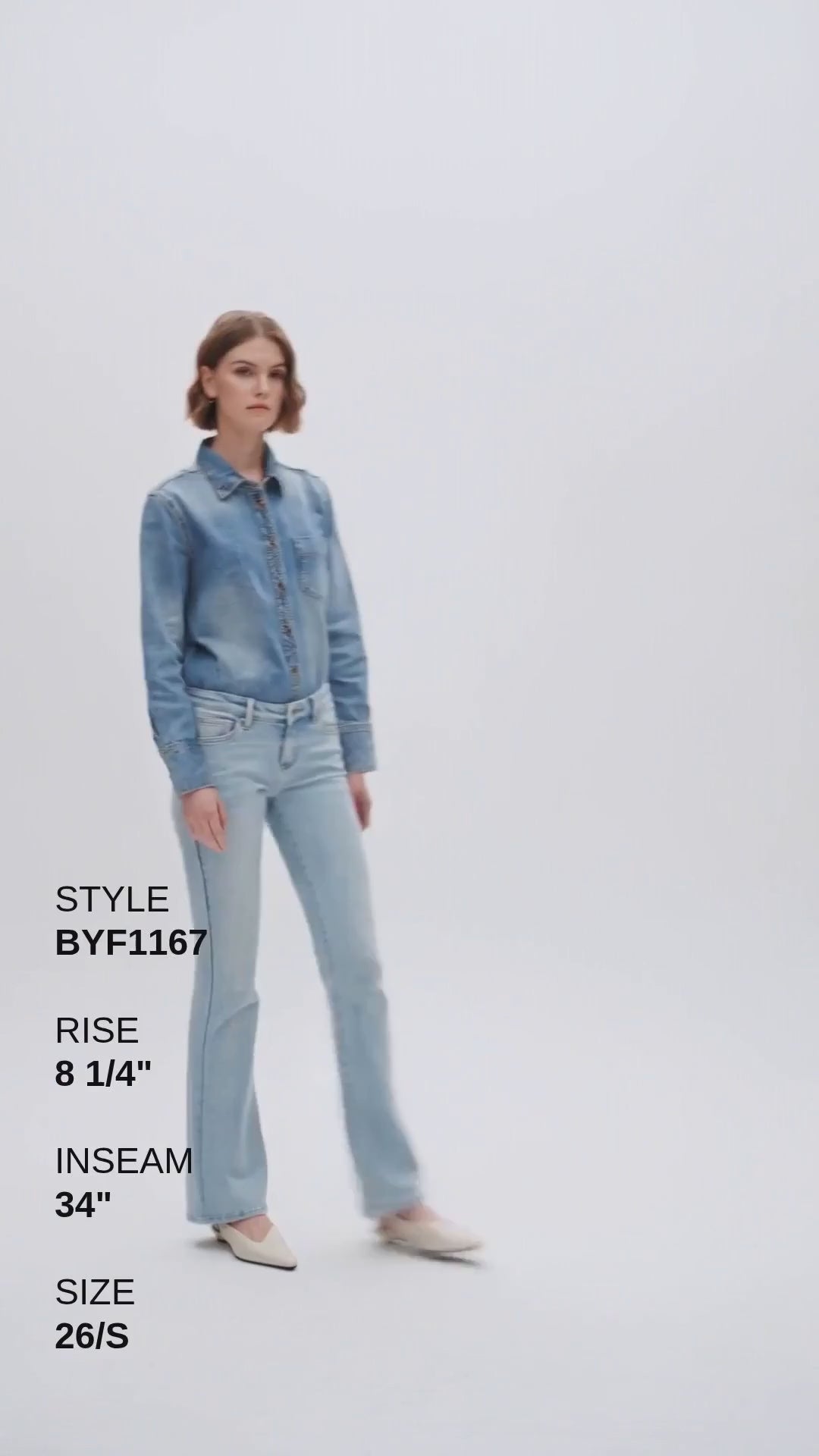 LOW RISE BOOTCUT Fashion Product Video CUT