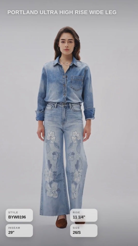 PORTLAND ULTRA HIGH RISE WIDE LEG Fashion Product Video CUT