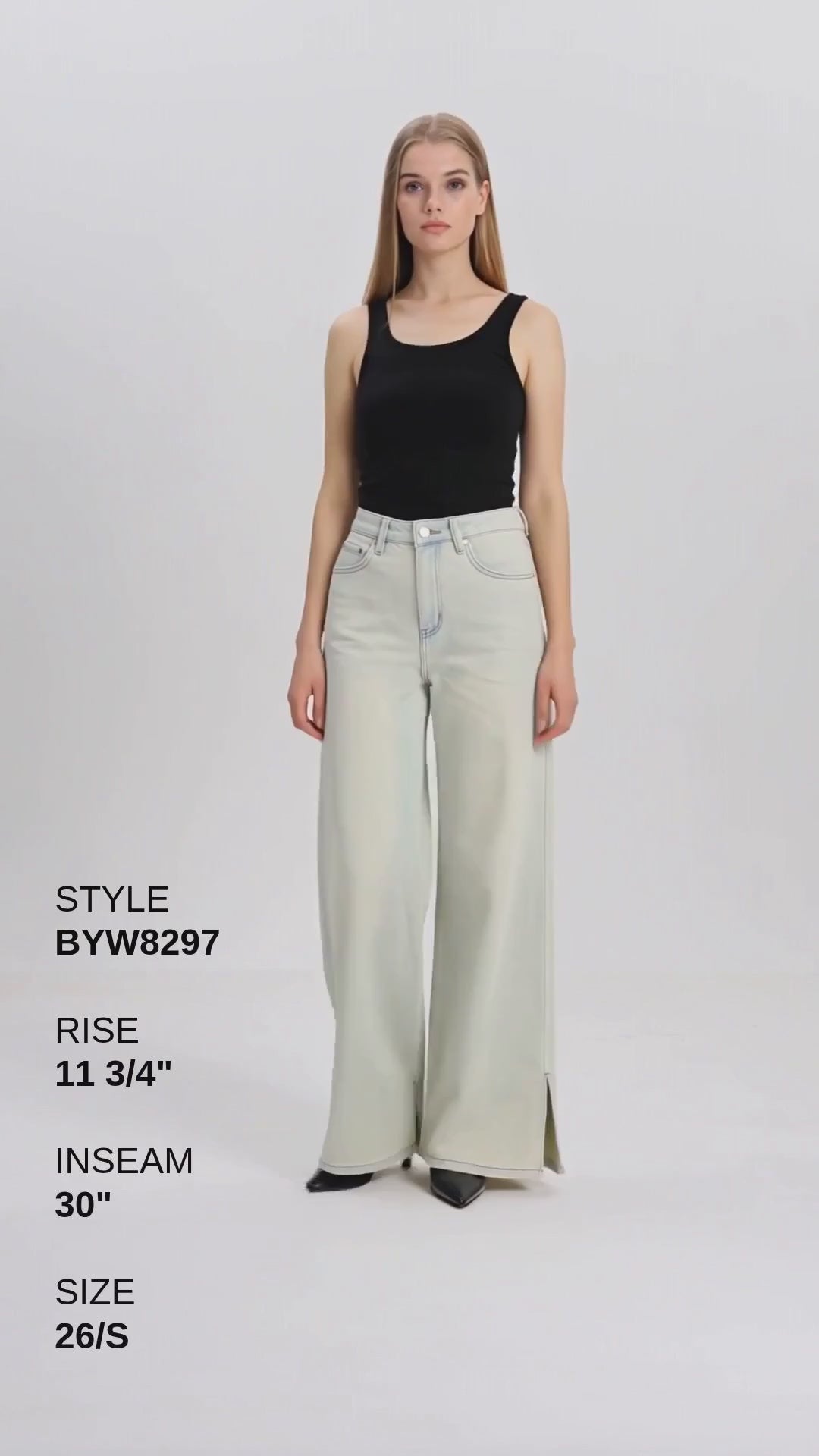 ZEPHYRINE HIGH RISE WIDE LEG Fashion Product Video CUT