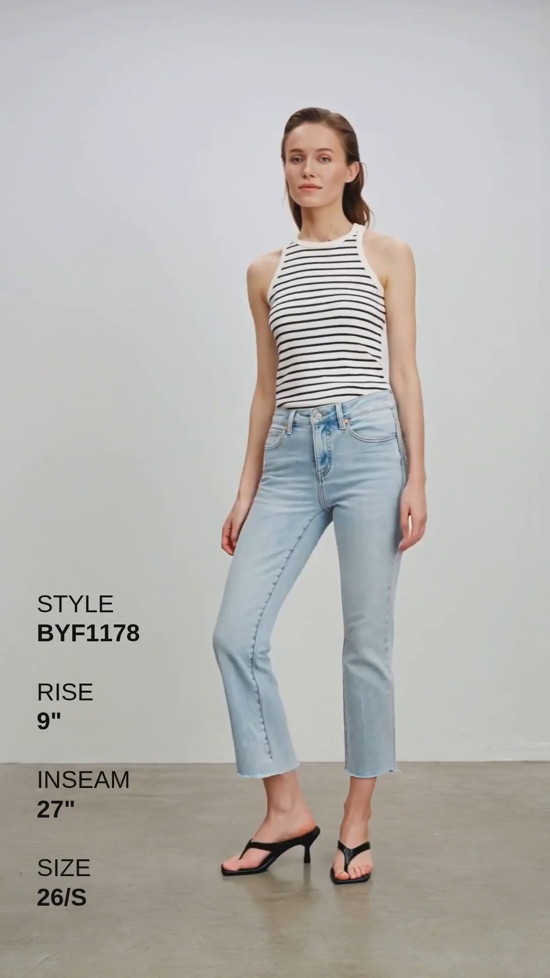 MID RISE BOOTCUT Fashion Product Video CUT