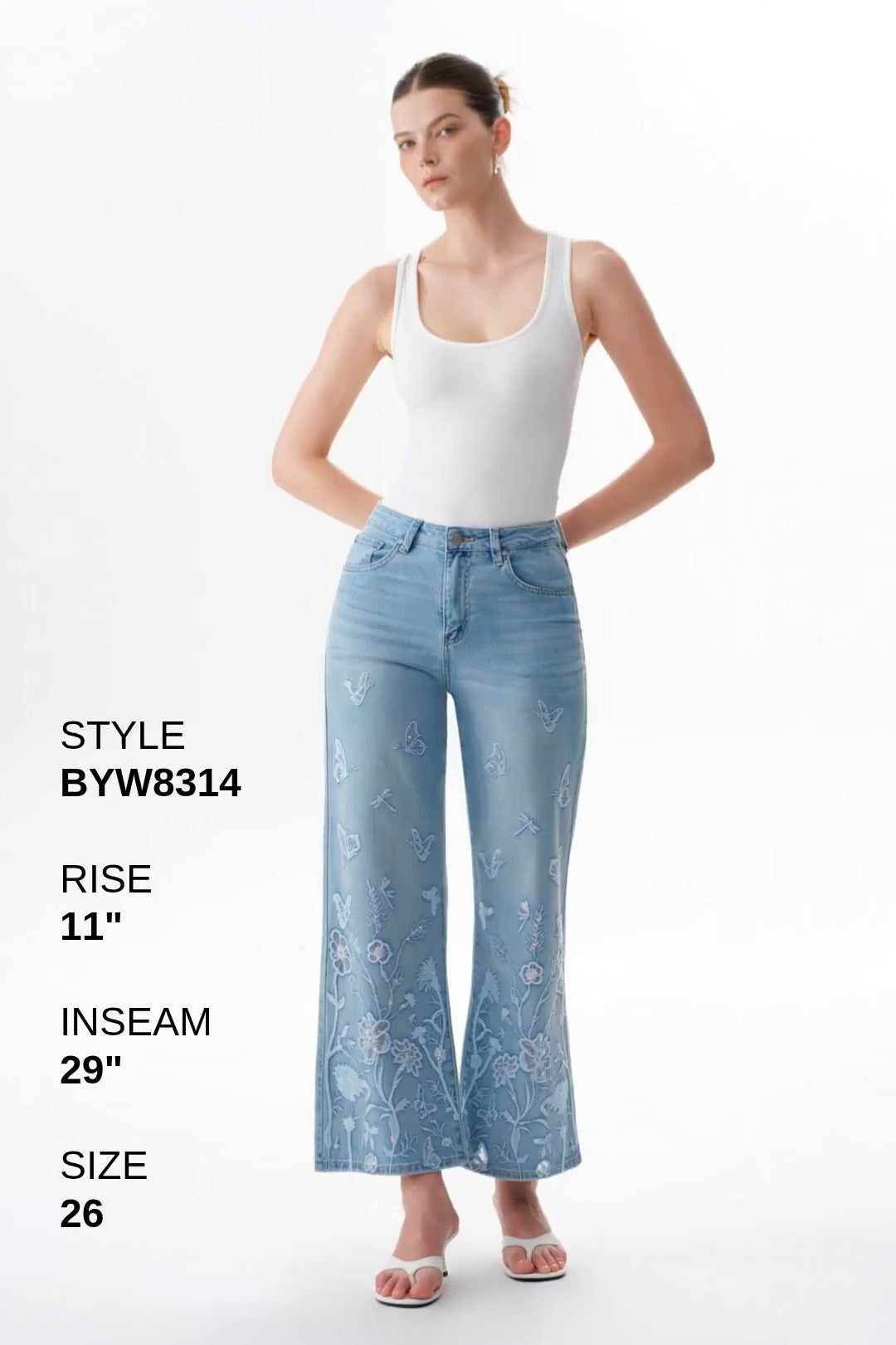 HIGH RISE WIDE LEG Fashion Product Video