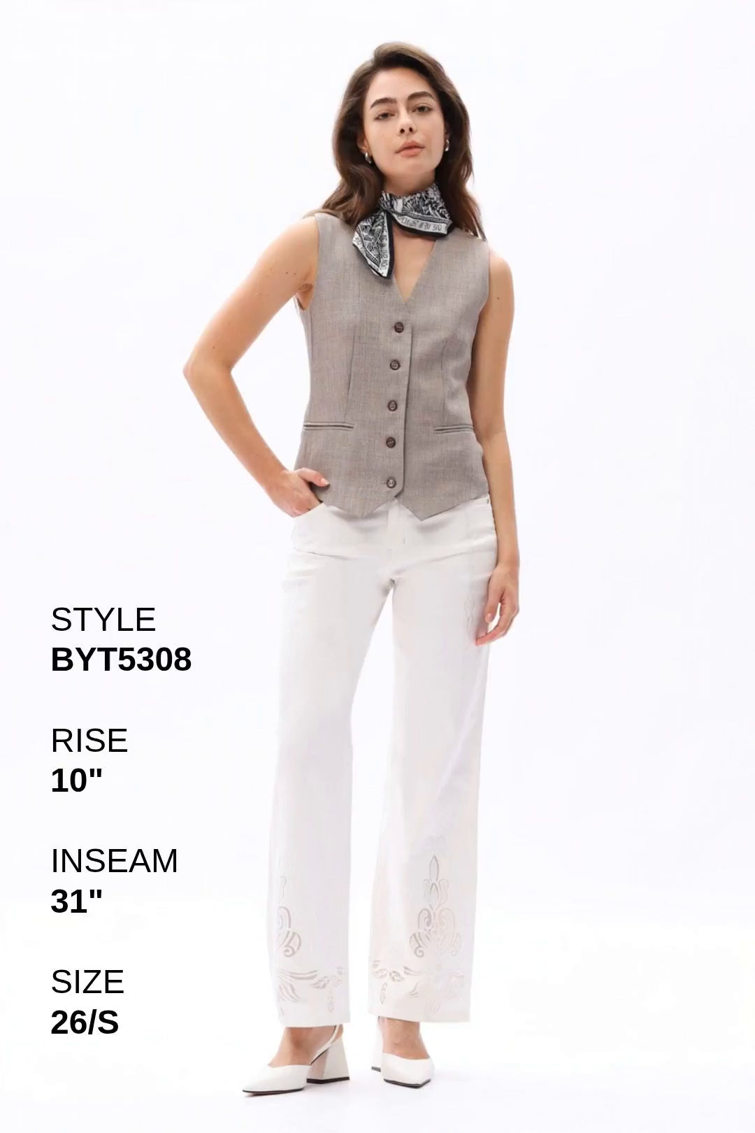 MID RISE STRAIGHT Fashion Product Video