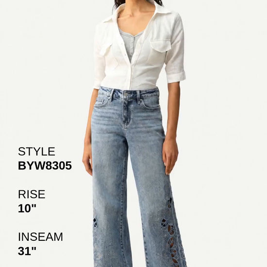 MID RISE WIDE LEG Fashion Product Video