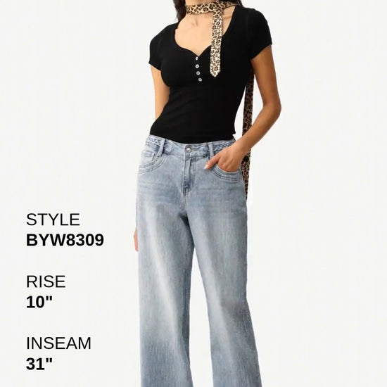 MID RISE WIDE LEG Fashion Product Video