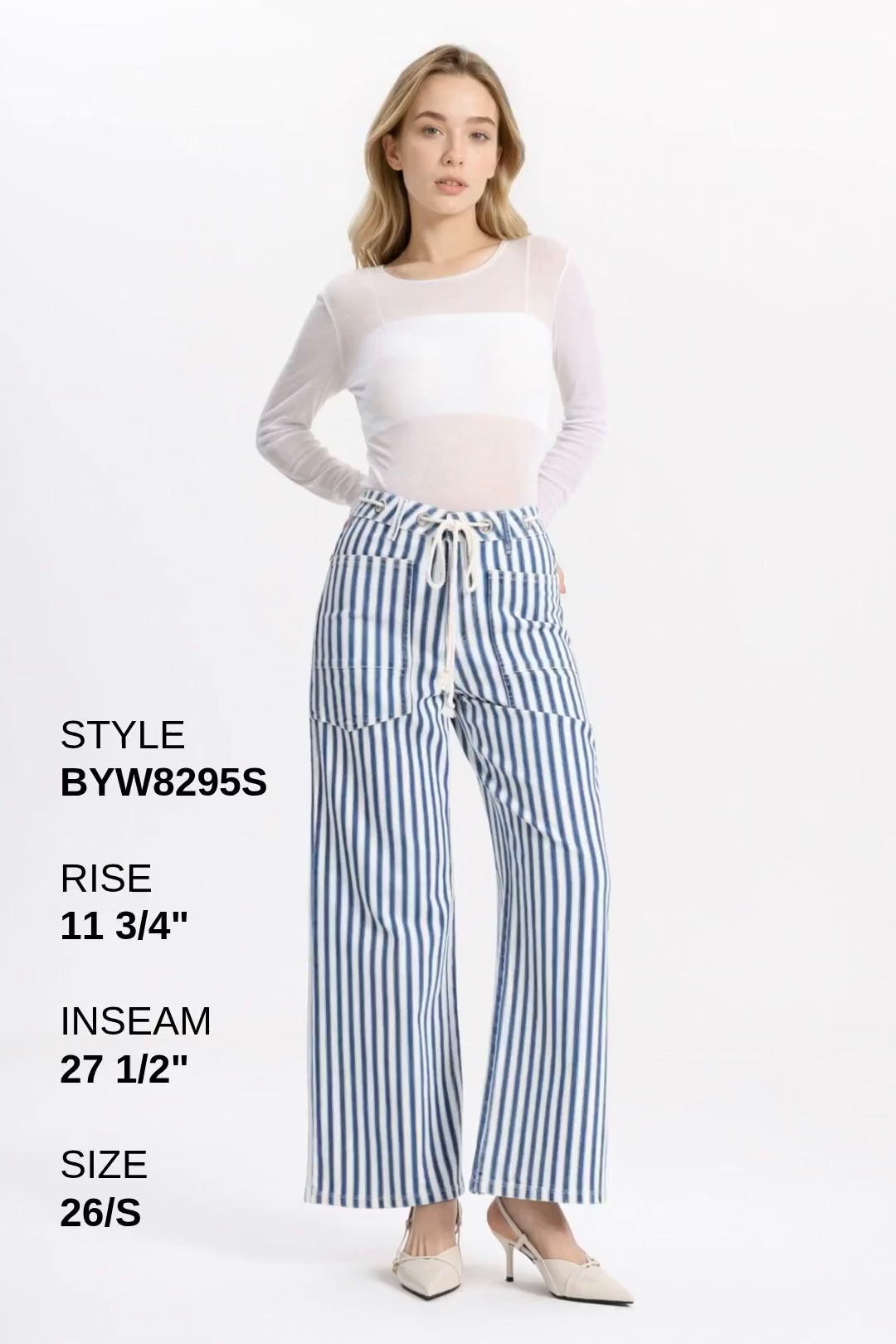 TAMSIN HIGH RISE WIDE LEG 27 1/2'' Fashion Product Video
