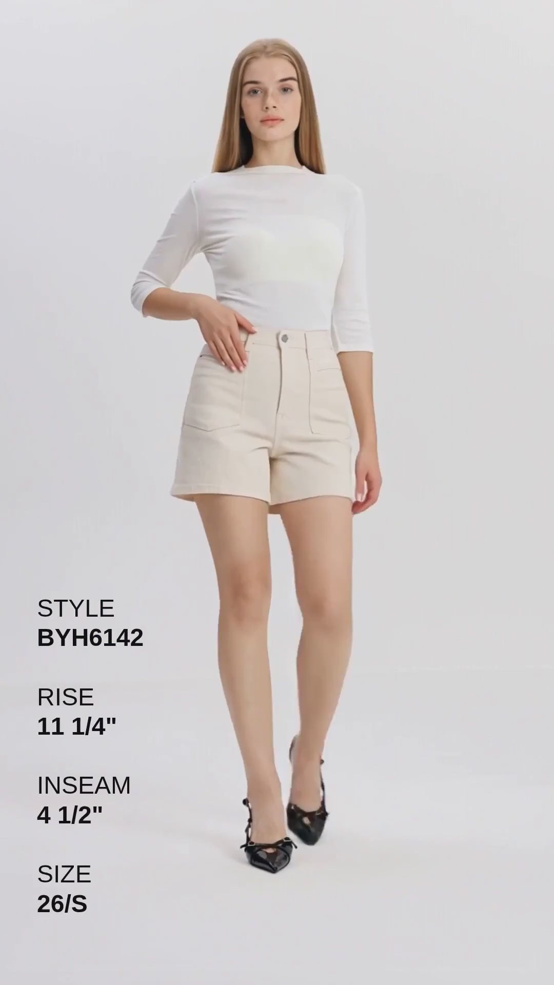 ELOWEN HIGH RISE SHORTS Fashion Product Video CUT