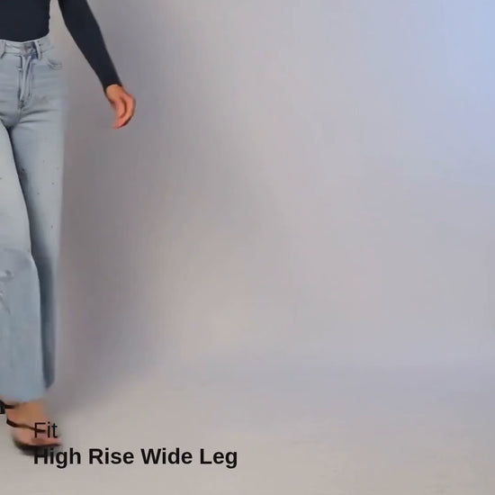 PLUS HIGH RISE WIDE LEG Fashion Product Video CUT