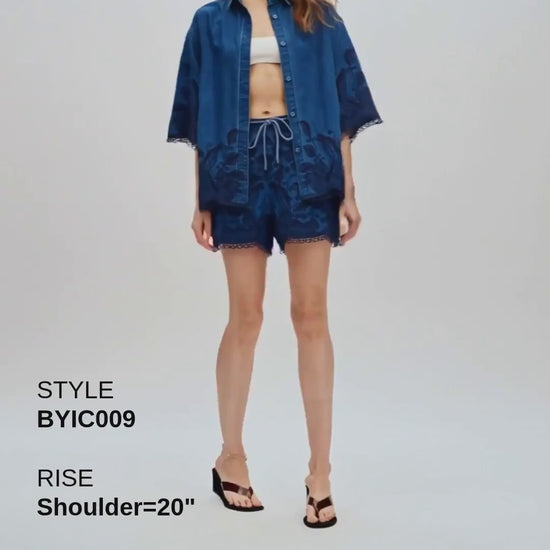 REYKJAVIK EMBROIDERED SHIRT Fashion Product Video CUT