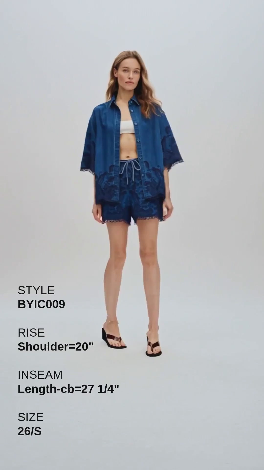 REYKJAVIK EMBROIDERED SHIRT Fashion Product Video CUT