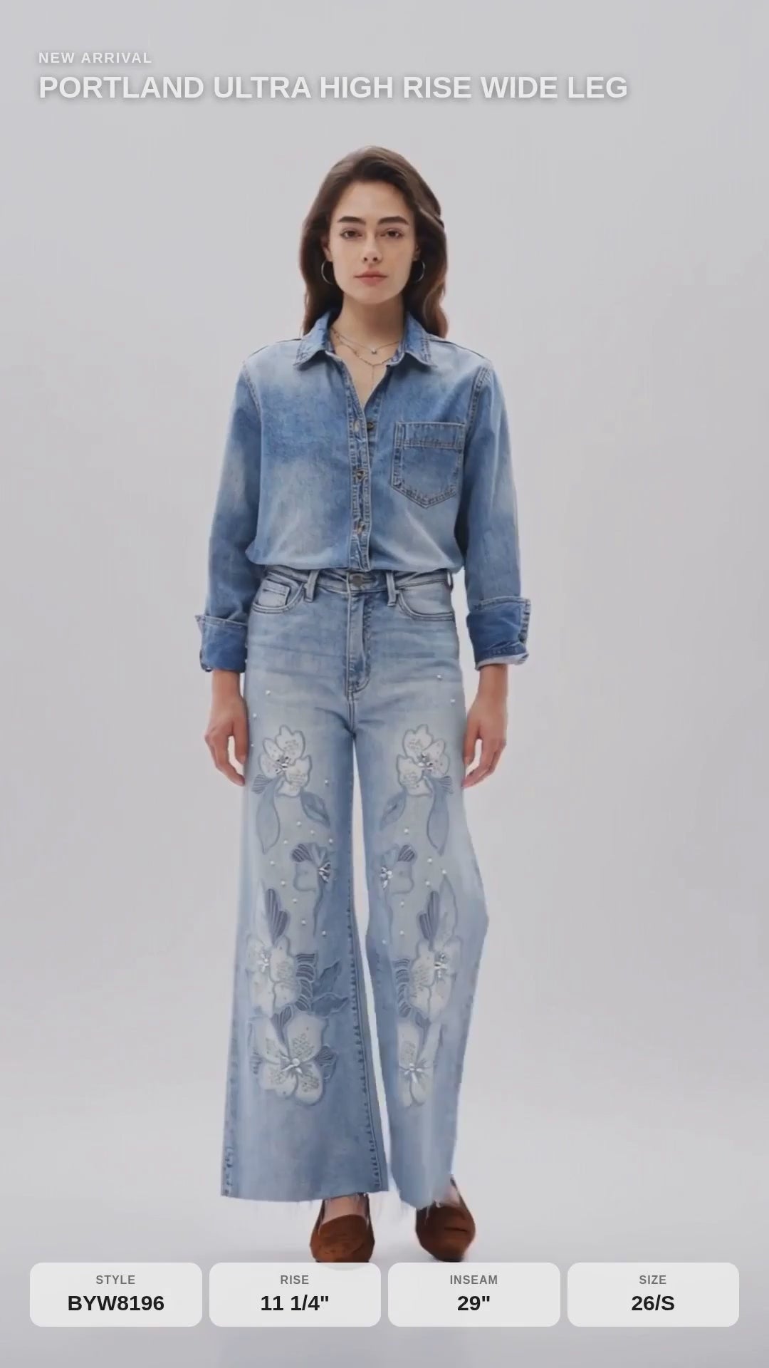 PORTLAND ULTRA HIGH RISE WIDE LEG Fashion Product Video CUT