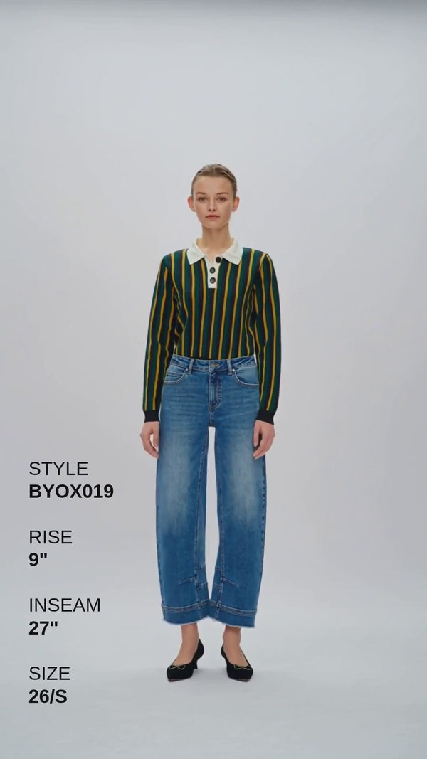 MID RISE BARREL LEG