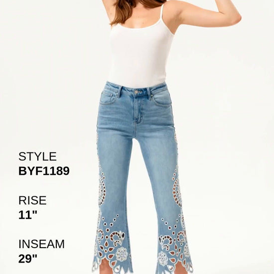 BARCELONA HIGH RISE FLARE BYF1189 Fashion Product Video