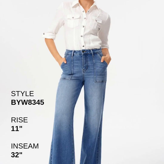 NEW YORK HIGH RISE WIDE LEG Fashion Product Video