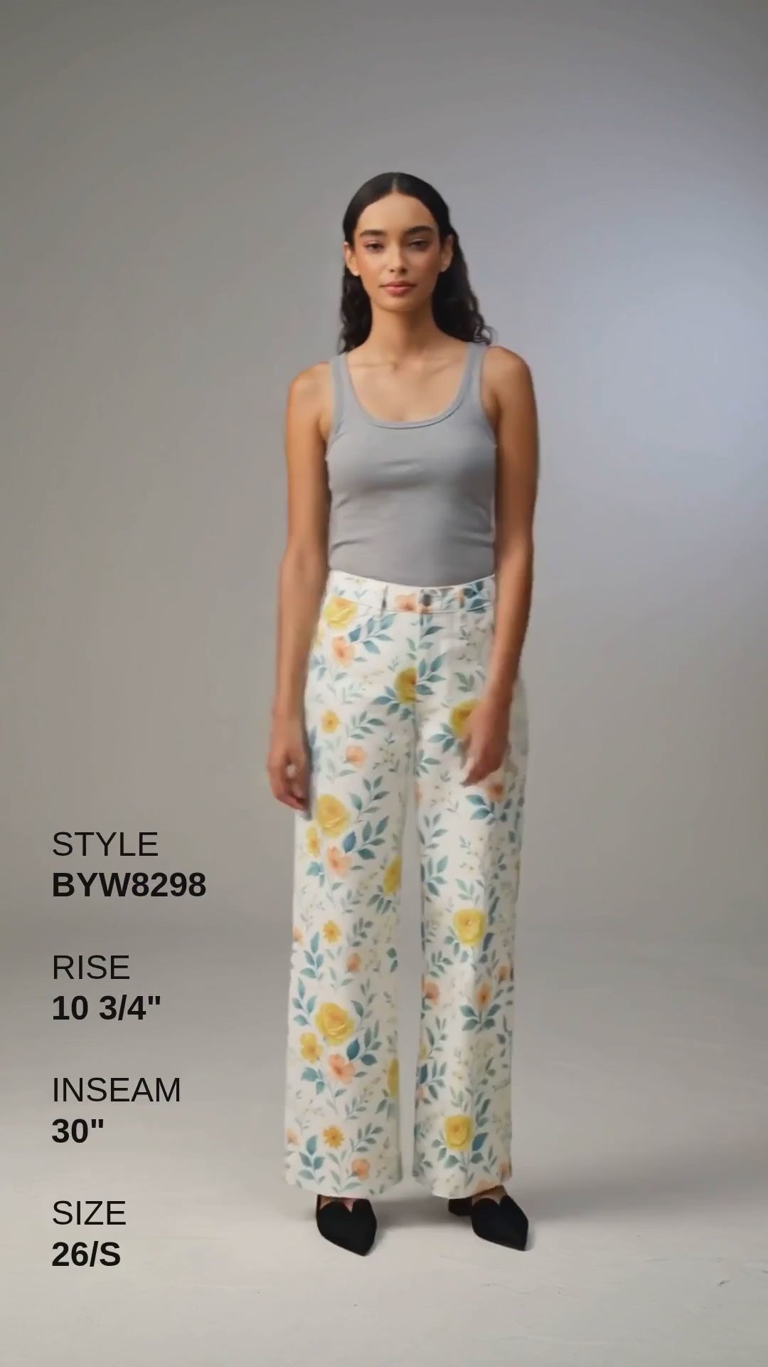 FLORA HIGH RISE WIDE LEG Fashion Product Video CUT