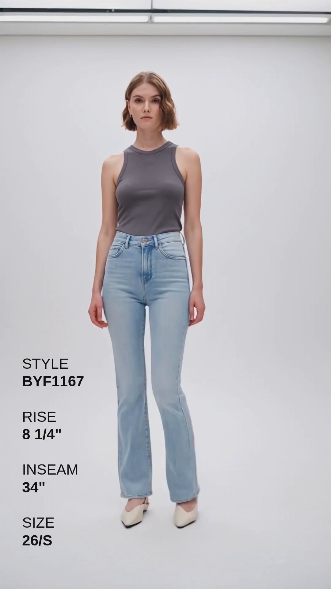 LOW RISE BOOTCUT Fashion Product Video CUT